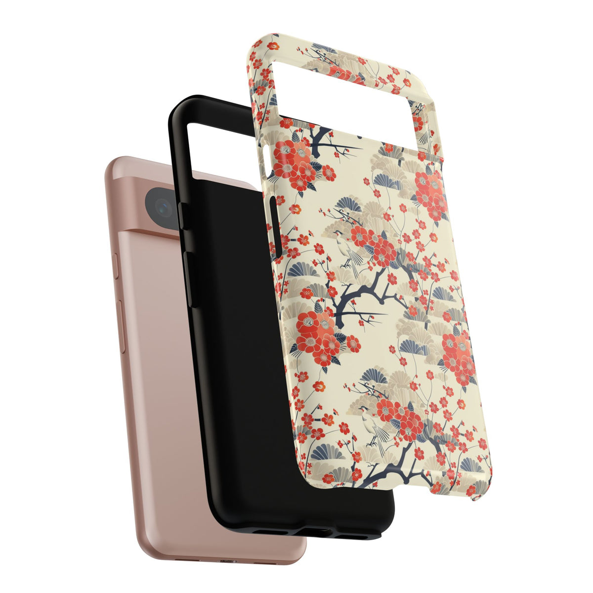 Japanese Pattern Phone Case – Elegant & Timeless Design for Your Phone 031