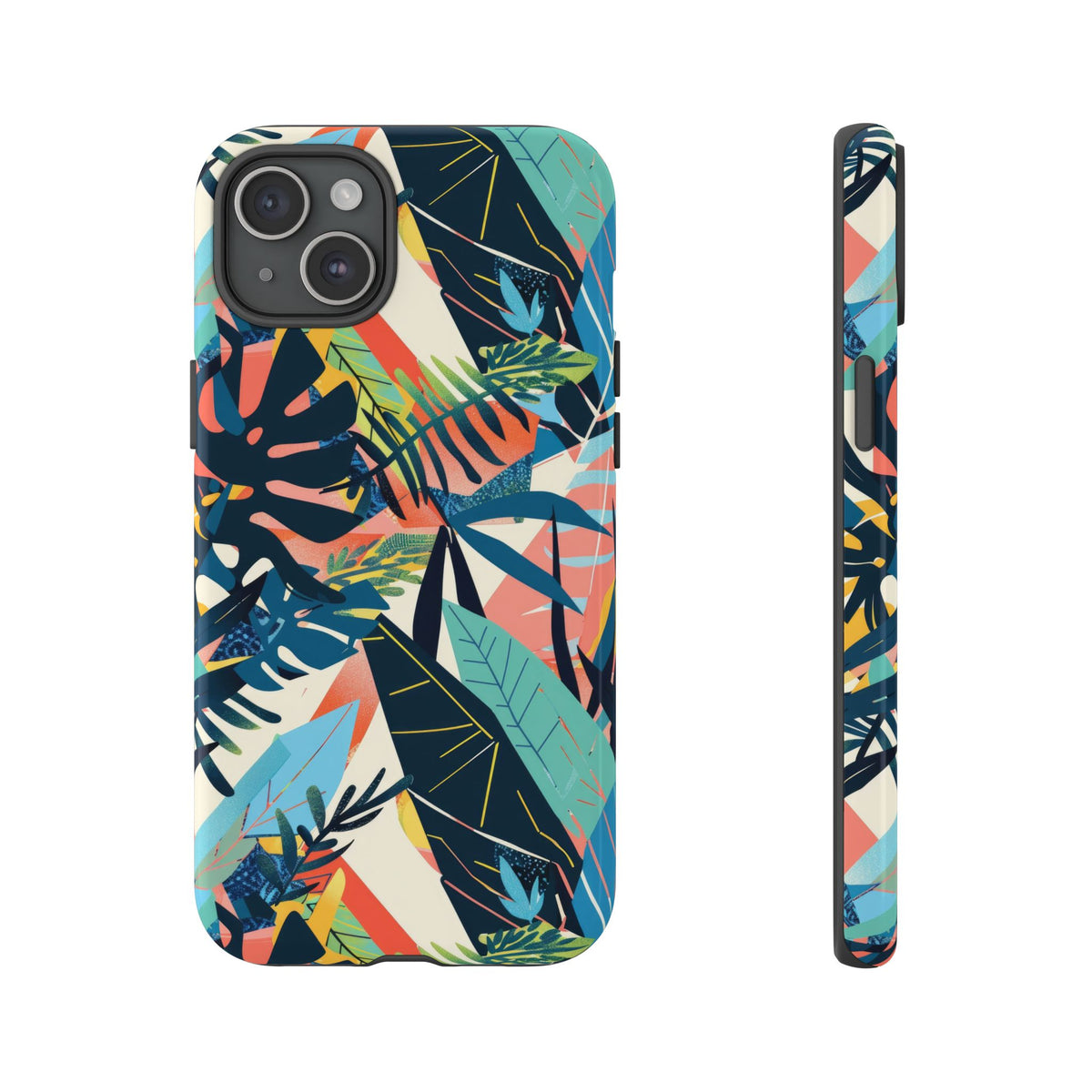 Jungle Collage Phone Case – Vibrant & Durable