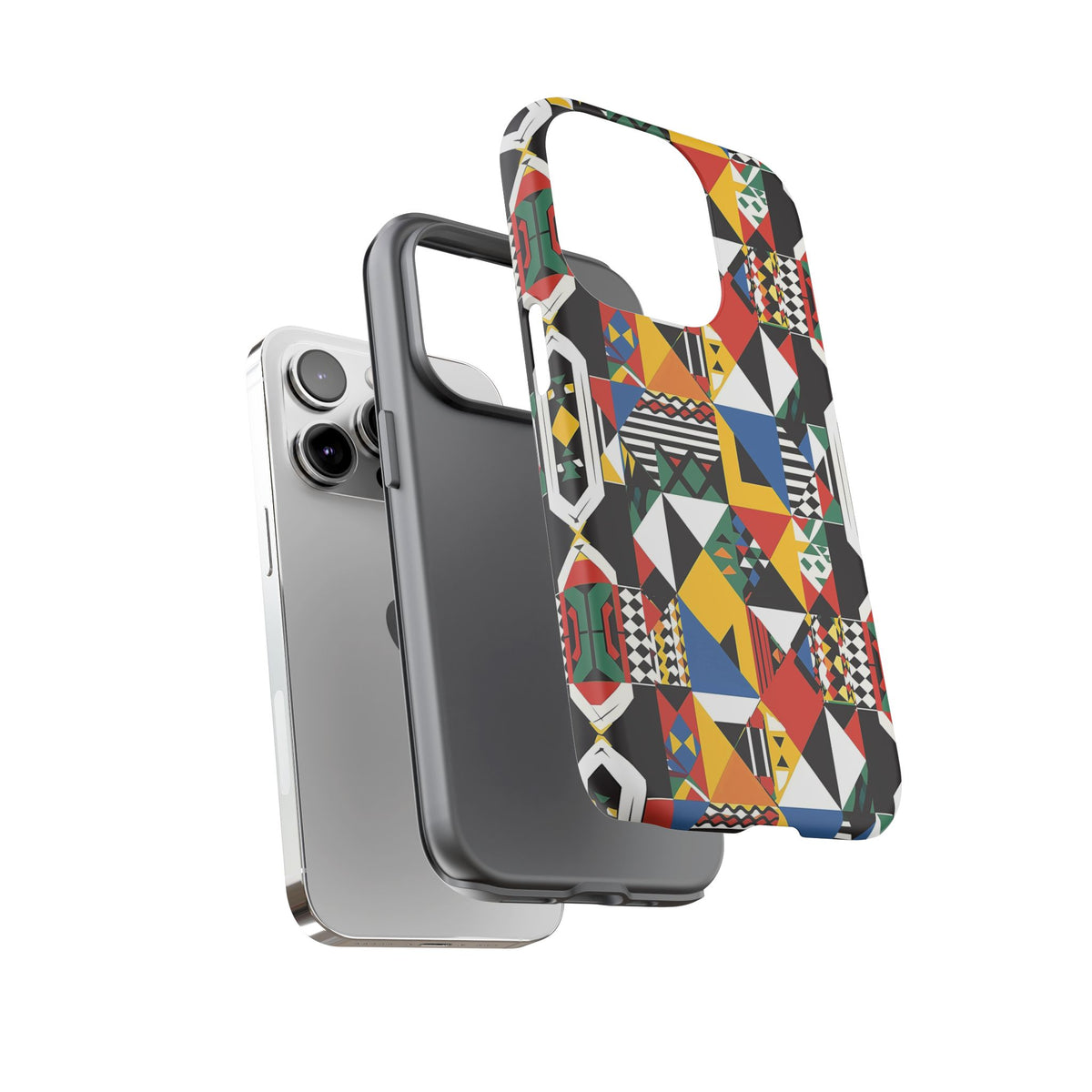 Stylish African Pattern Phone Case – Unique and Vibrant Protection 182