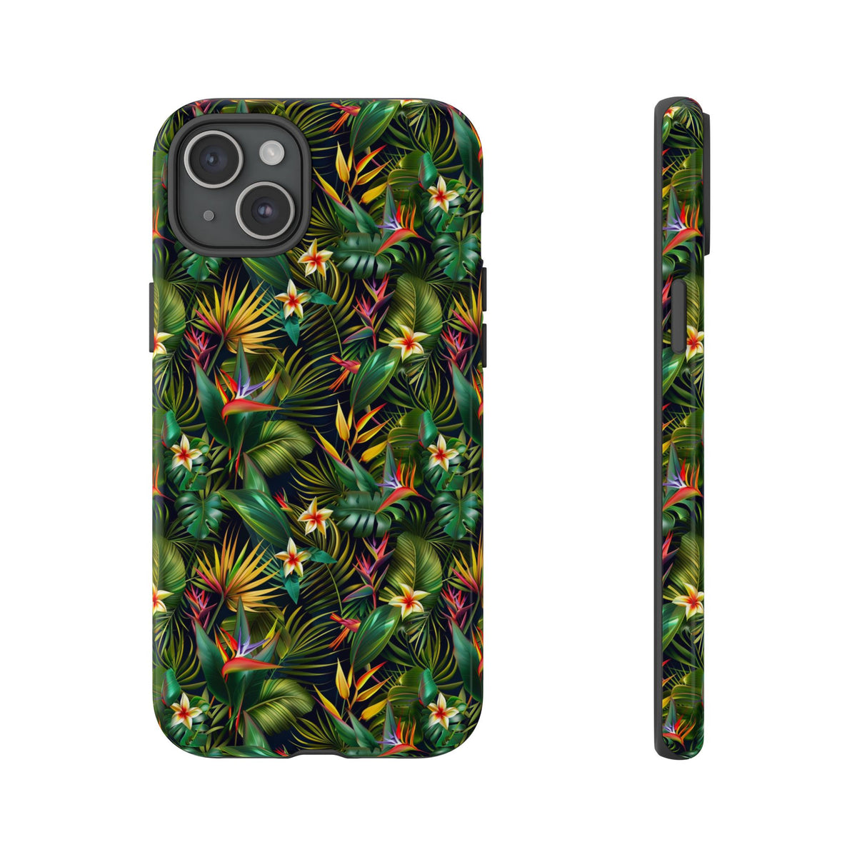 Jungle Pattern Phone Case – Exotic & Lush Design for Your Phone 348