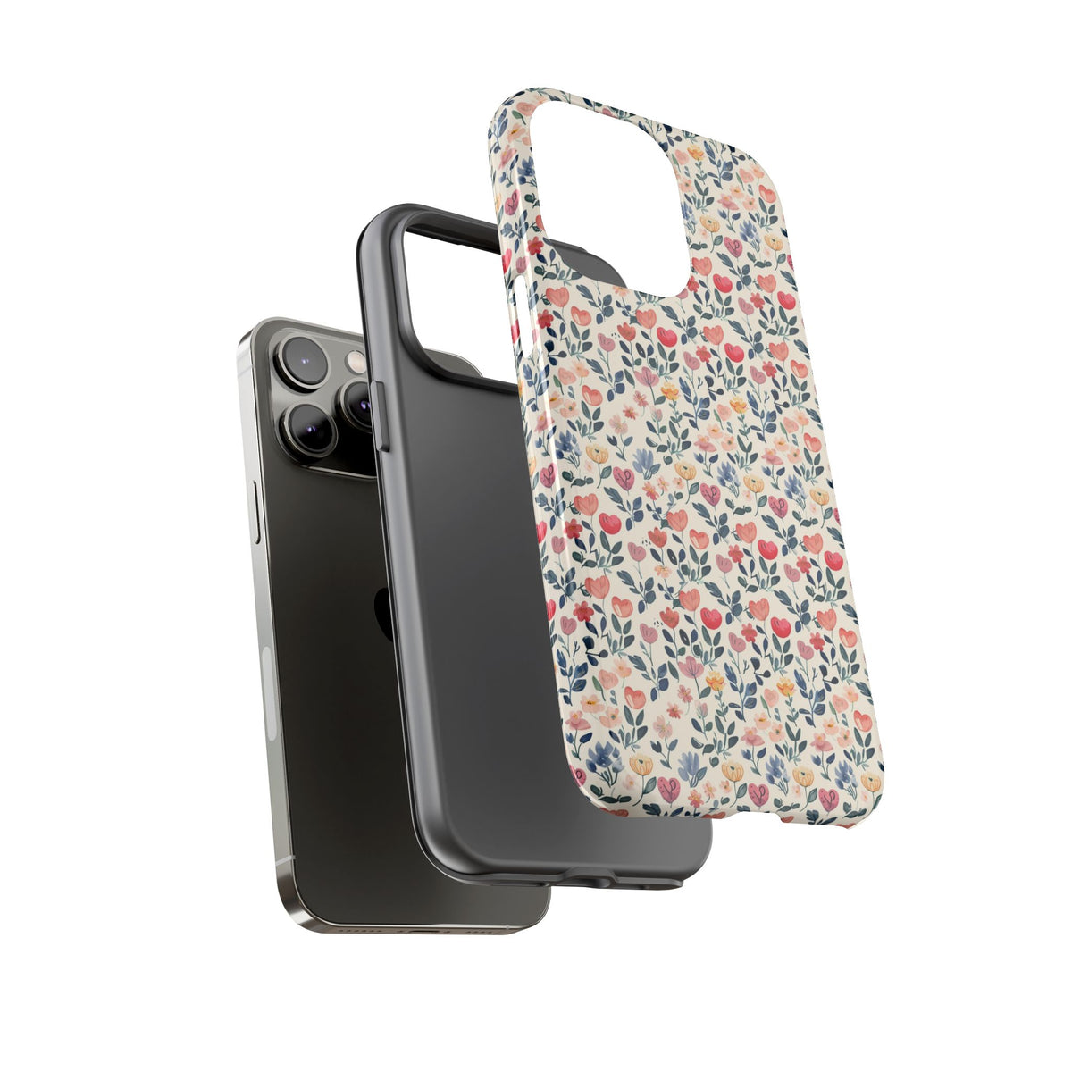 Heart Pattern Phone Case – Stylish & Loving Design for Your Device 261