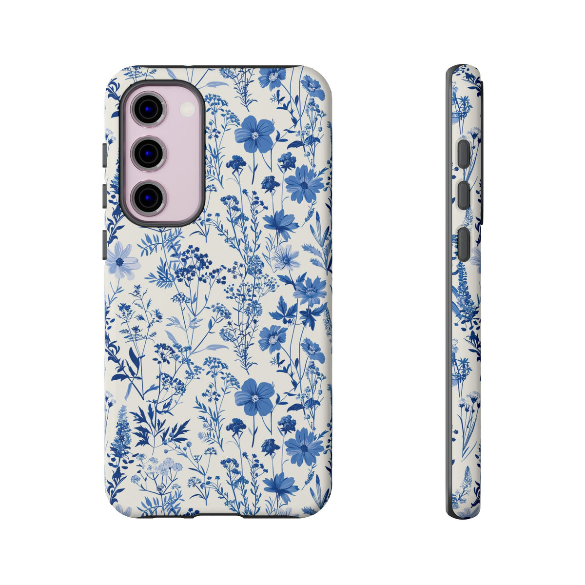 Blue French Toile Phone Case – Timeless Elegance and Classic Style