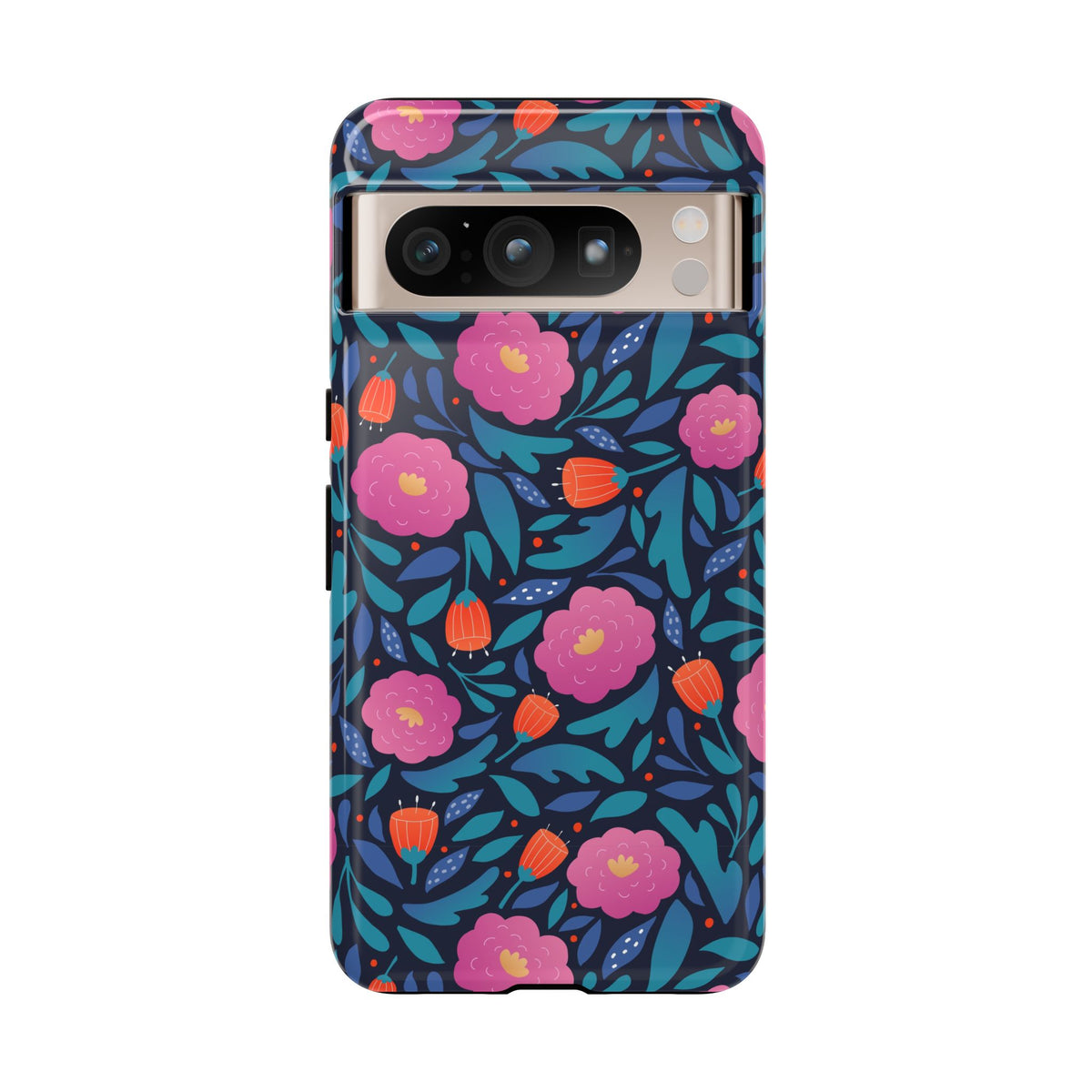 Colorful Little Flower Design Phone Case – Bright and Cheerful Floral Phone Cover 2