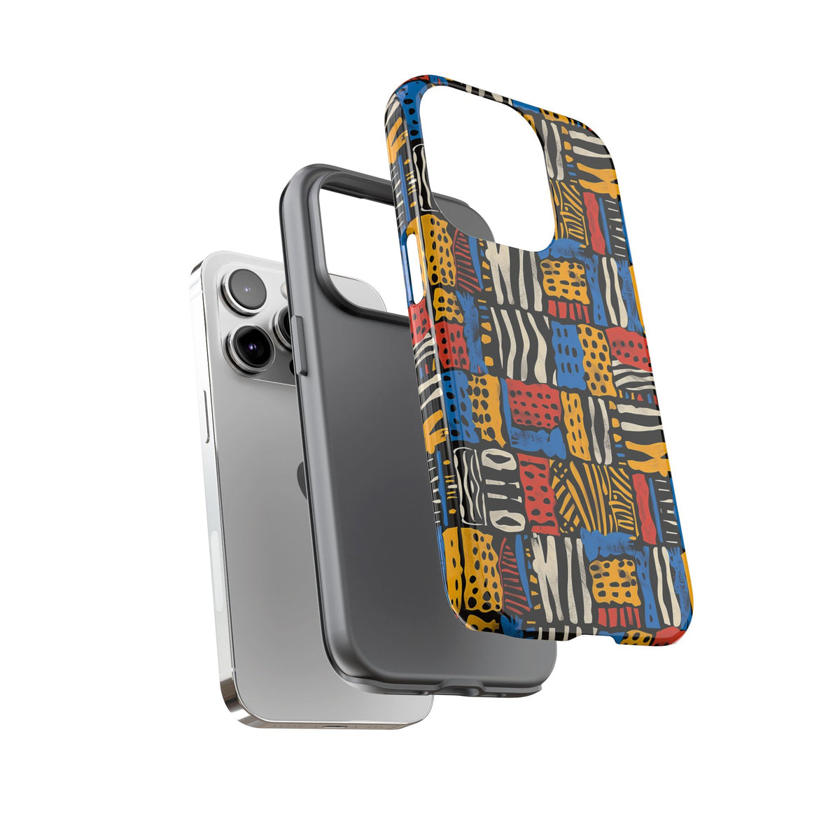 Stylish African Pattern Phone Case – Unique and Vibrant Protection 179