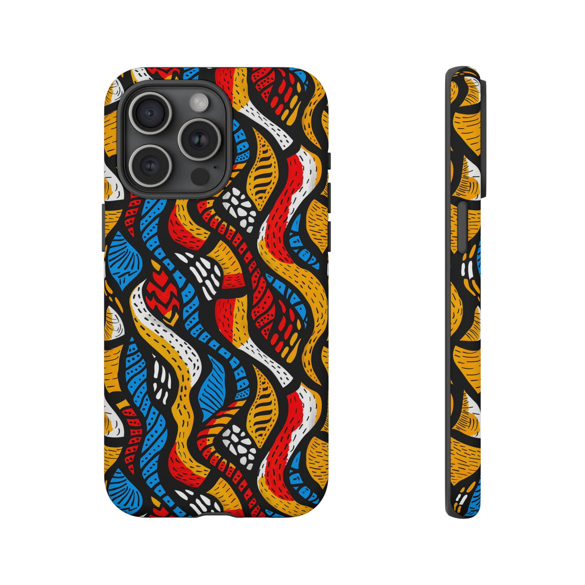 Stylish African Pattern Phone Case – Unique and Vibrant Protection 155