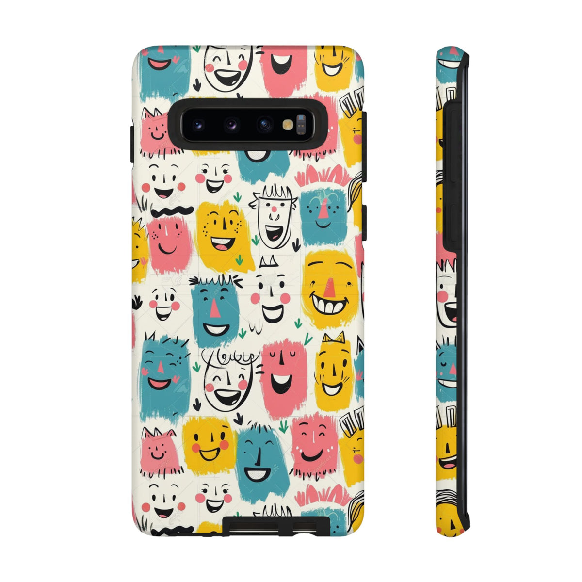 Happy Faces Phone Case – Joyful and Cheerful Design for a Bright Look