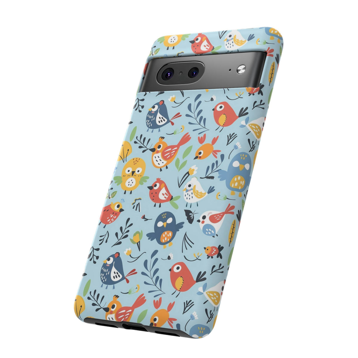 Birds Seamless Pattern Phone Case – Elegant and Timeless Avian Design 7