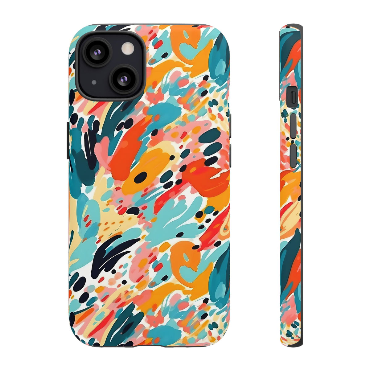 Abstract Painting Design Phone Case – Modern Art-Inspired Phone Cover 7