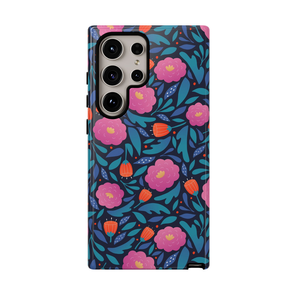 Colorful Little Flower Design Phone Case – Bright and Cheerful Floral Phone Cover 2