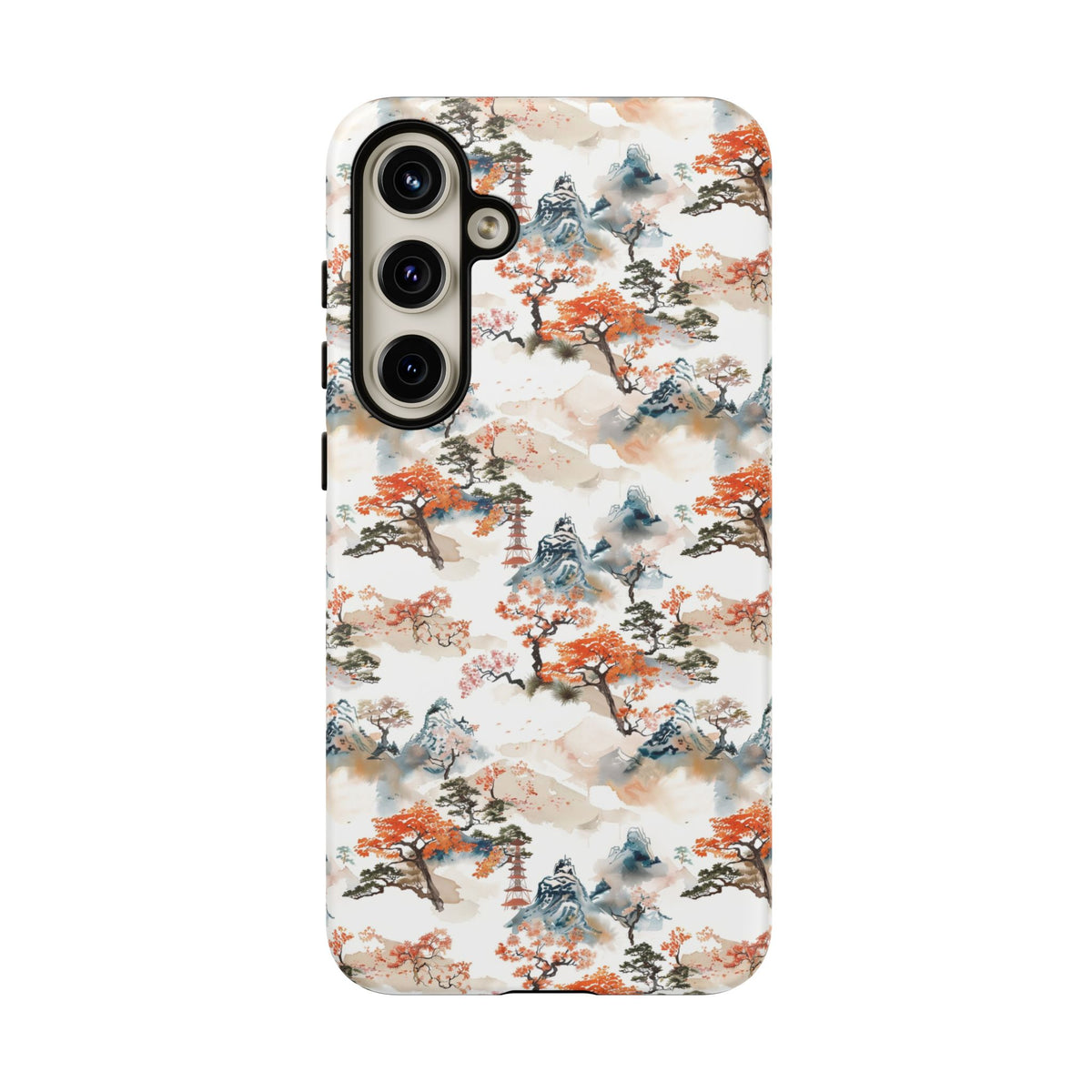 Japanese Pattern Phone Case – Elegant & Timeless Design for Your Phone 506