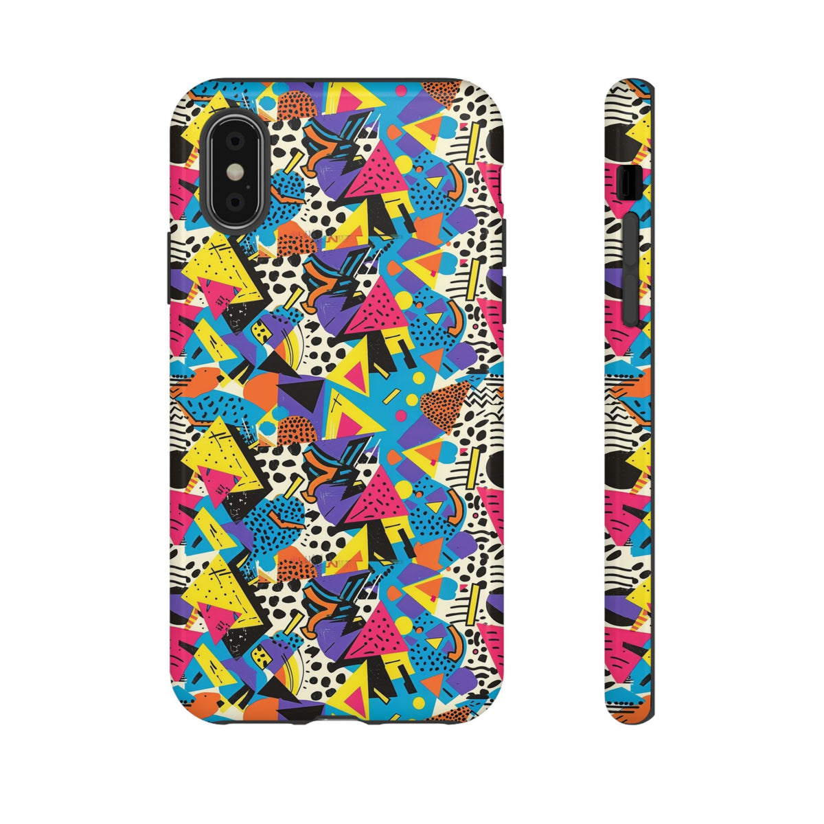 90s Themed Seamless Pattern Phone Case – Embrace Retro Style and Protection 231