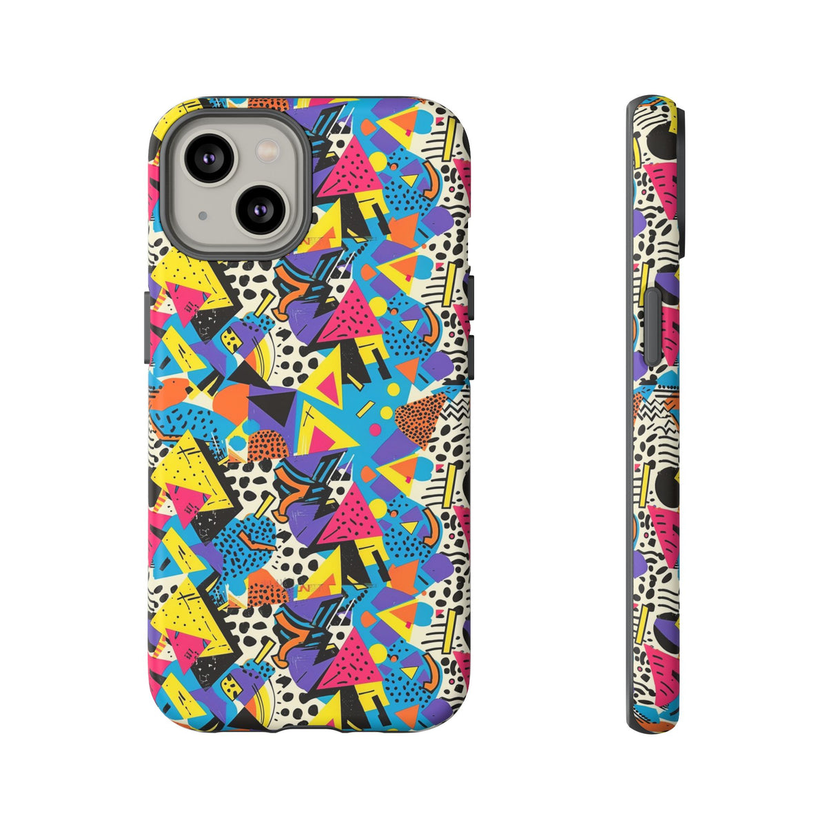 90s Themed Seamless Pattern Phone Case – Embrace Retro Style and Protection 231