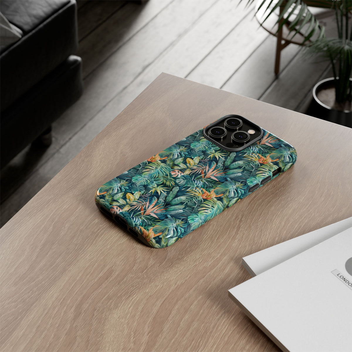 Jungle Pattern Phone Case – Exotic & Lush Design for Your Phone 333