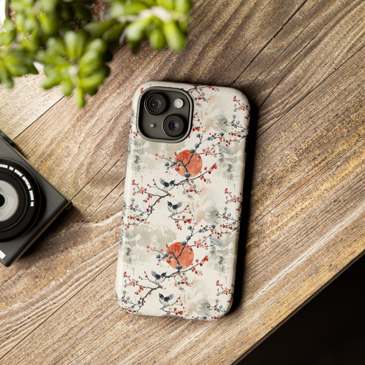 Japanese Pattern Phone Case – Elegant & Timeless Design for Your Phone 136