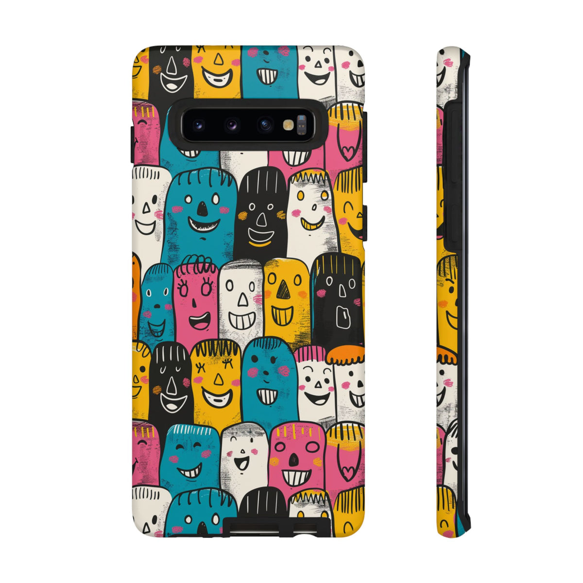 Happy Faces Phone Case – Joyful and Cheerful Design for a Bright Look 5