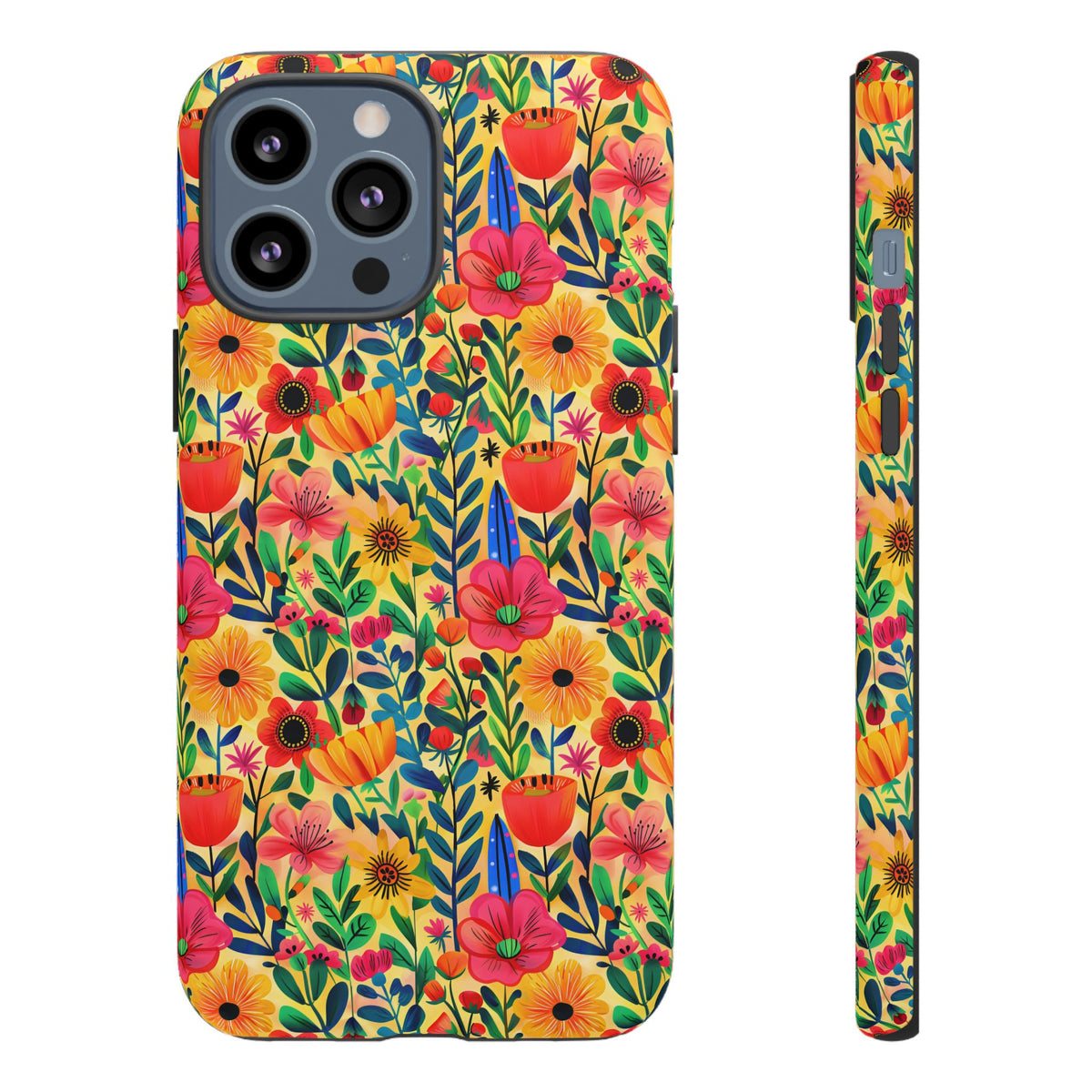 Frida Kahlo's Flower Phone Case – Artistic Elegance for Your Phone 7