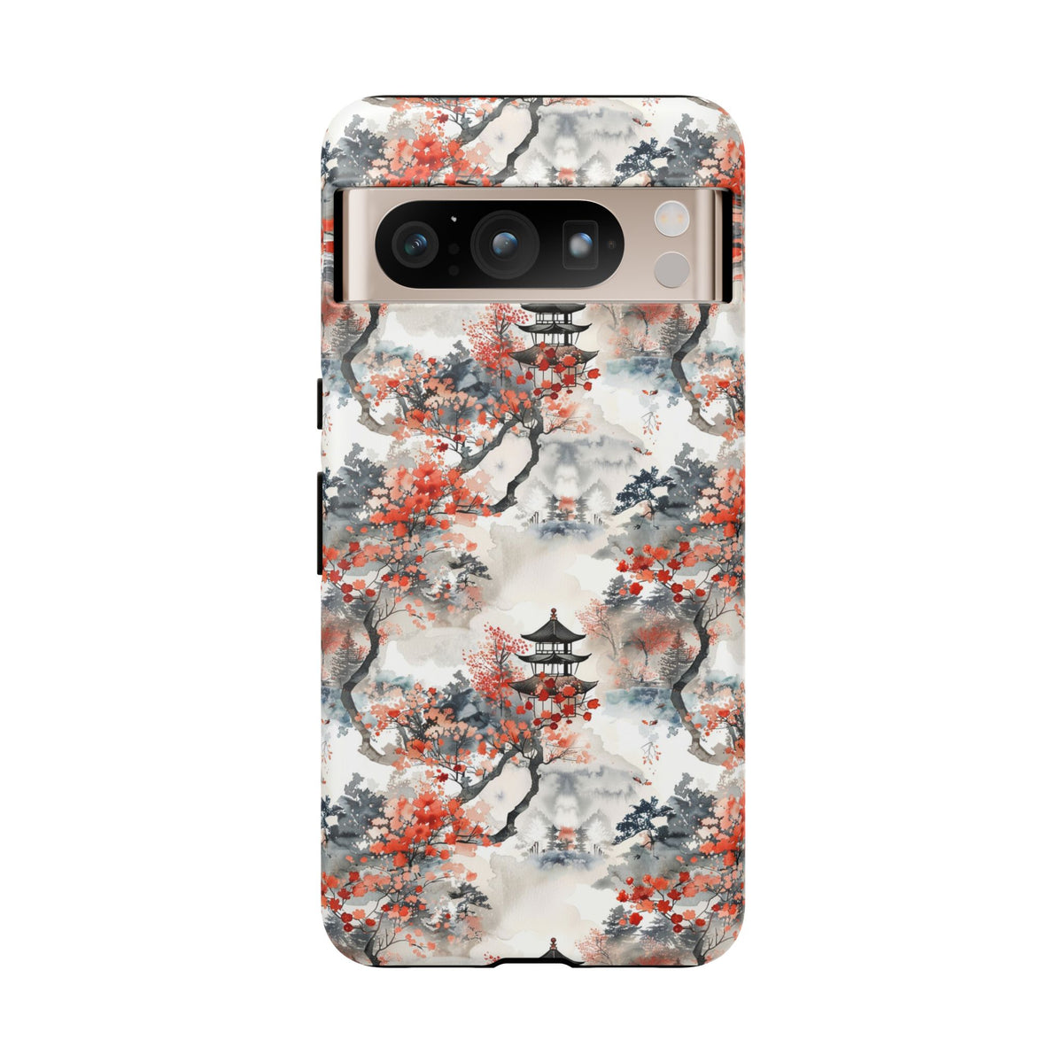 Japanese Pattern Phone Case – Elegant & Timeless Design for Your Phone 096