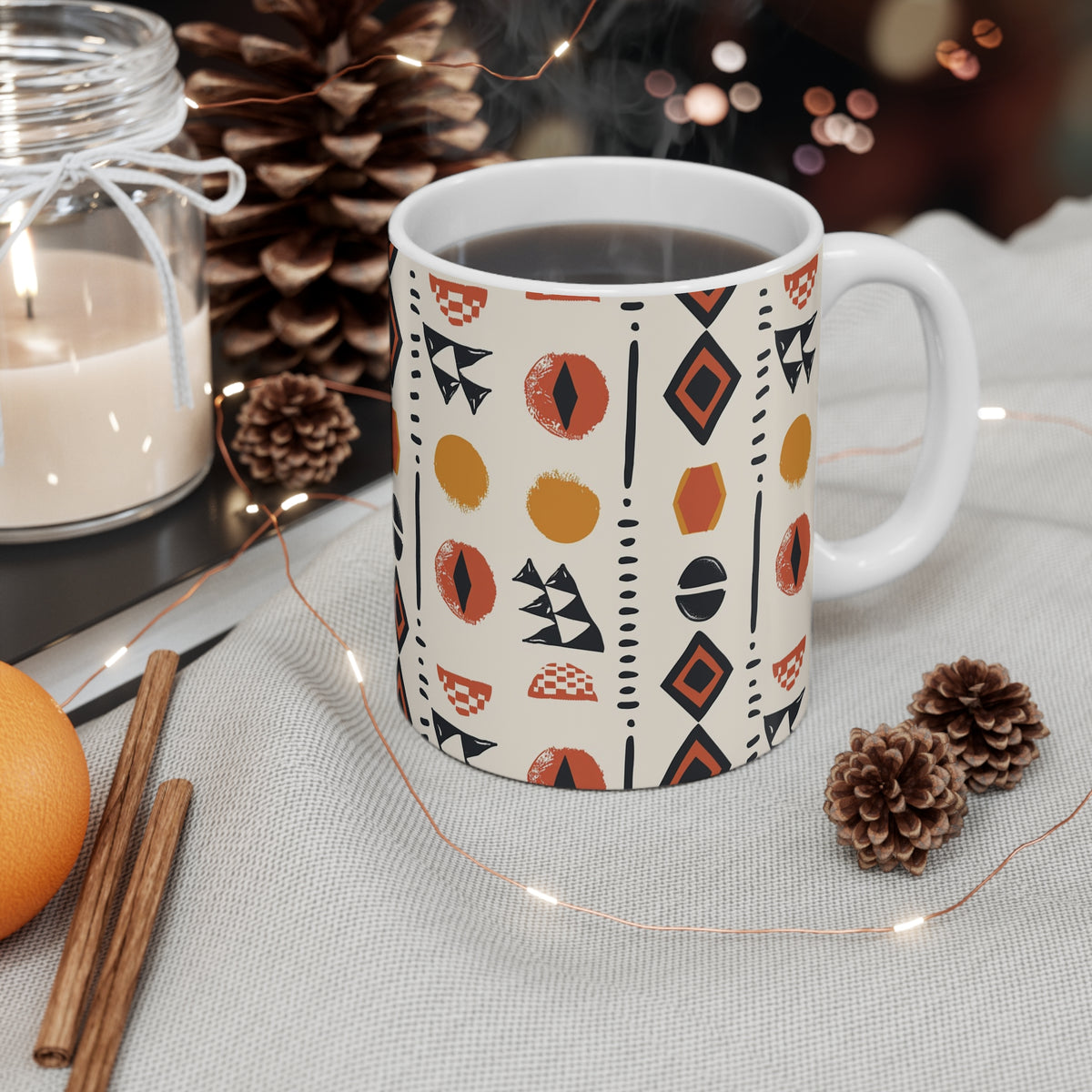 All-Over African Pattern Coffee Mug 358