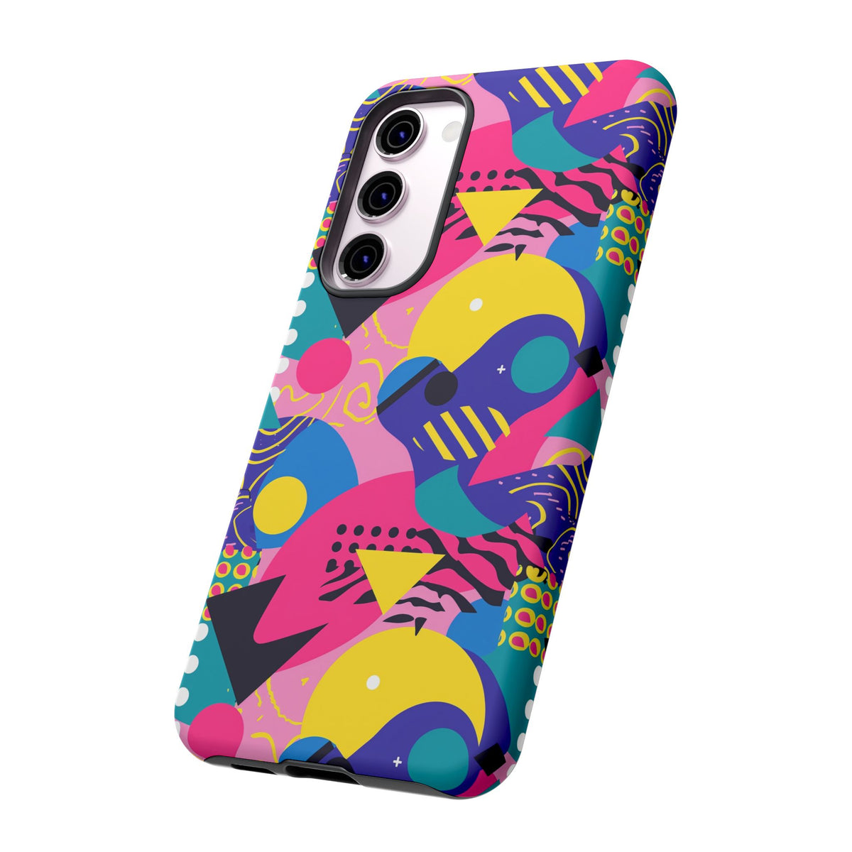 90s Themed Seamless Pattern Phone Case – Embrace Retro Style and Protection 283