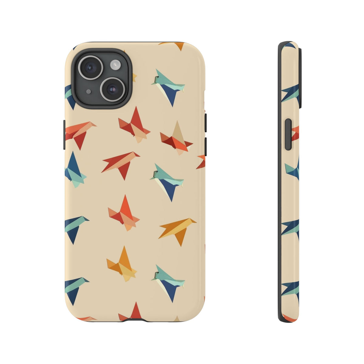 Birds Seamless Pattern Phone Case – Elegant and Timeless Avian Design 4