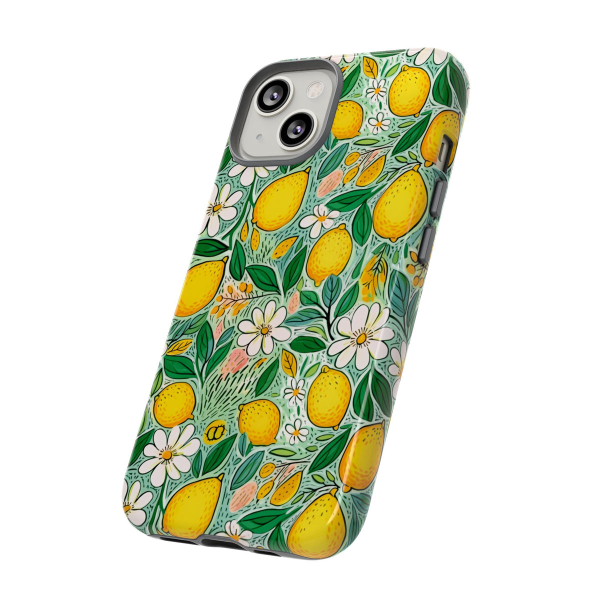 Cute Summer Lemons Phone Case – Refreshing Citrus Design for Your Phone 3