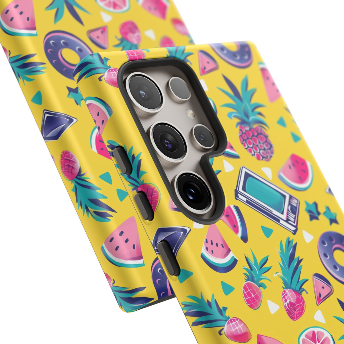 90s Themed Seamless Pattern Phone Case – Embrace Retro Style and Protection 255