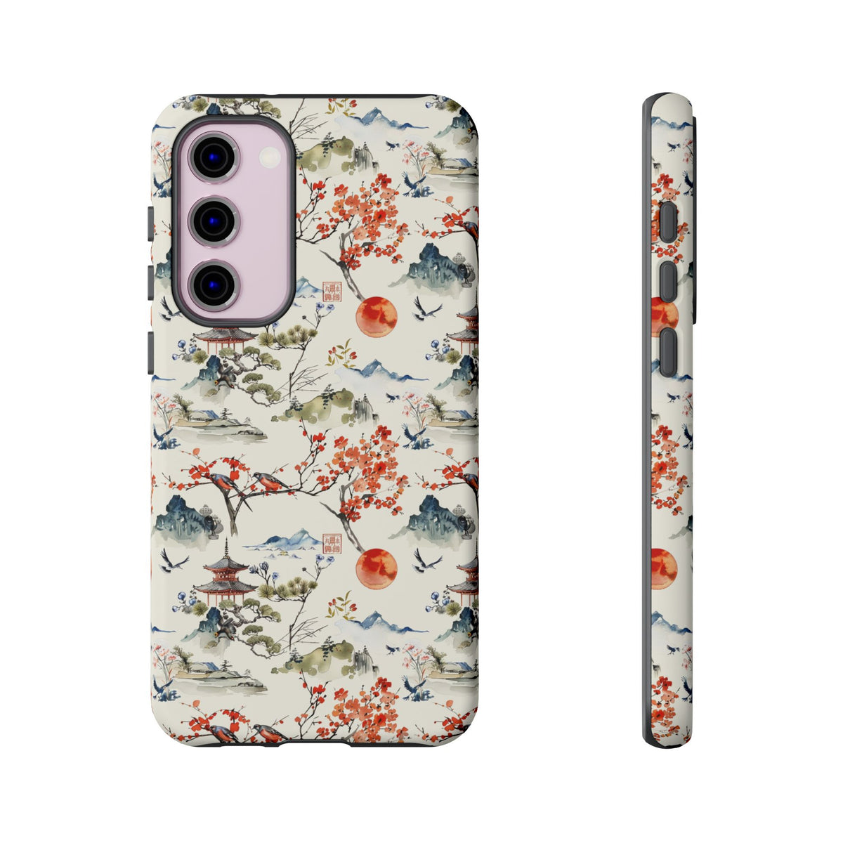 Japanese Pattern Phone Case – Elegant & Timeless Design for Your Phone 120