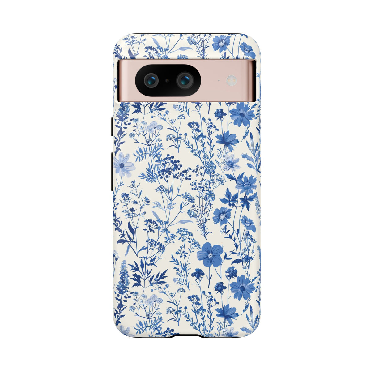 Blue French Toile Phone Case – Timeless Elegance and Classic Style