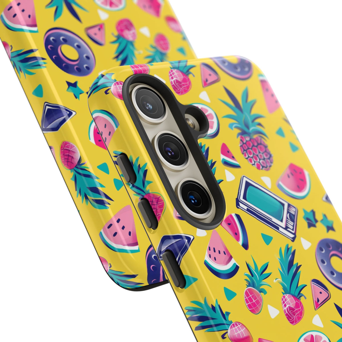 90s Themed Seamless Pattern Phone Case – Embrace Retro Style and Protection 255