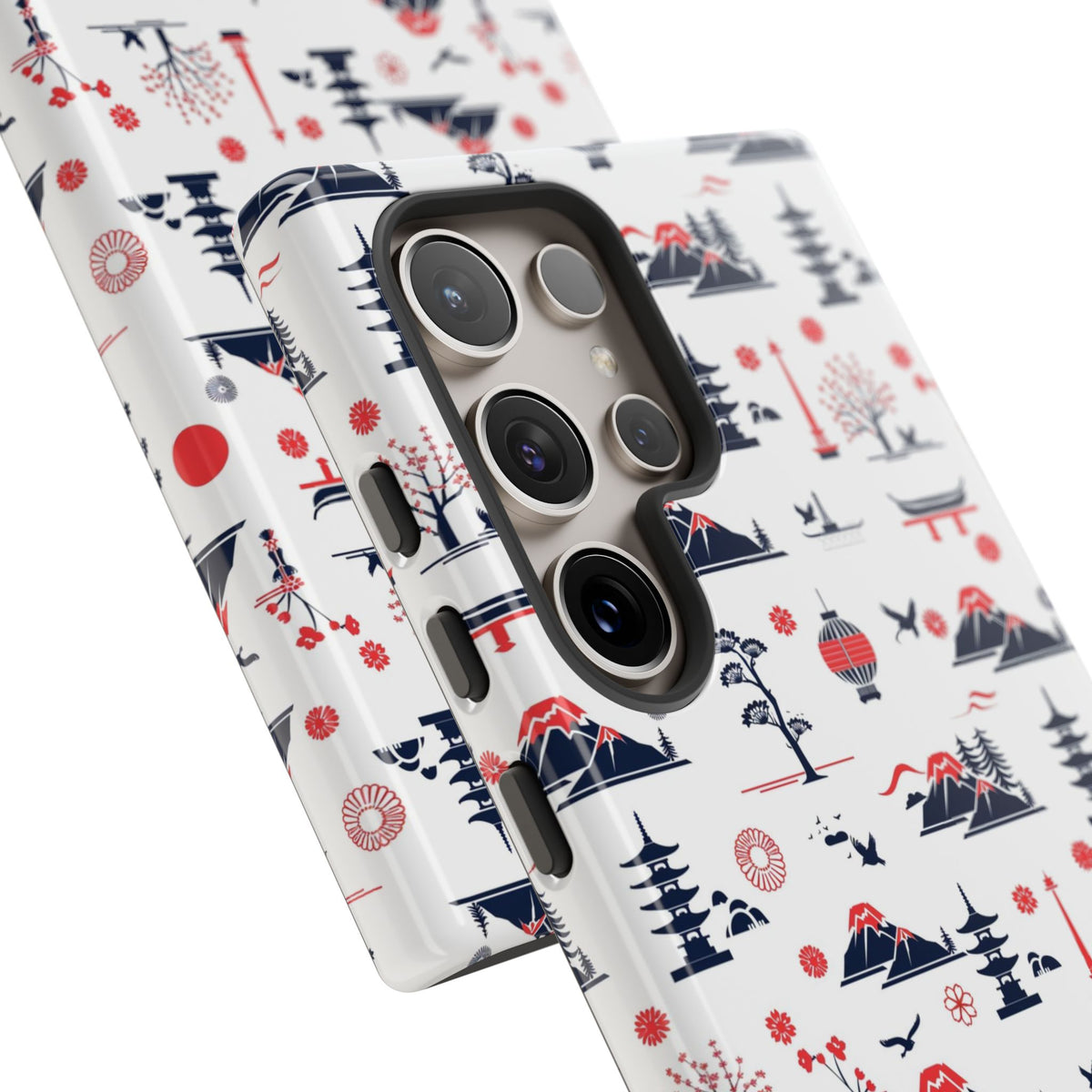 Japanese Pattern Phone Case – Elegant & Timeless Design for Your Phone 079