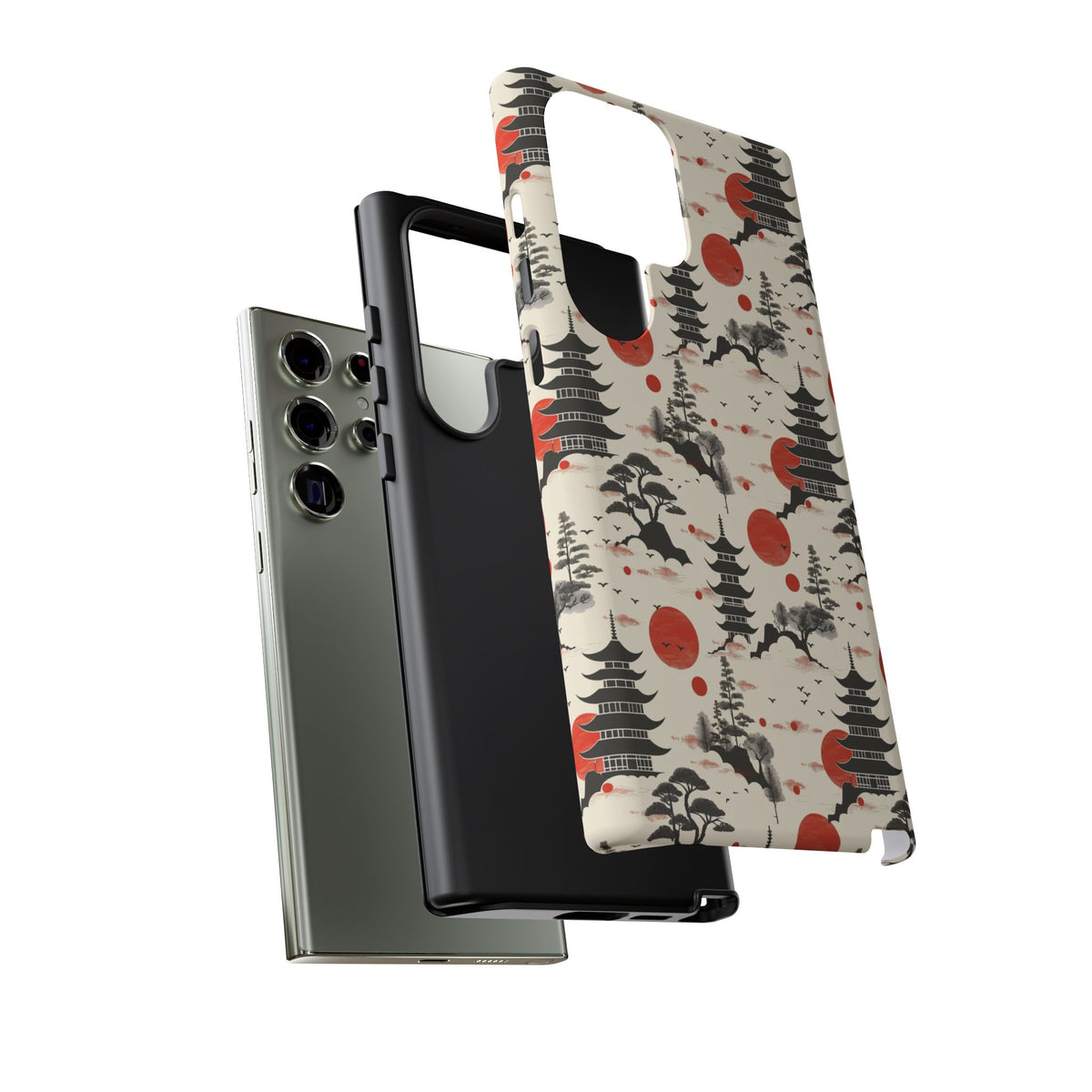 Japanese Pattern Phone Case – Elegant & Timeless Design for Your Phone 152