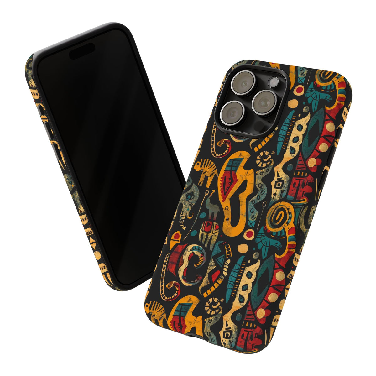 Stylish African Pattern Phone Case – Unique and Vibrant Protection 153