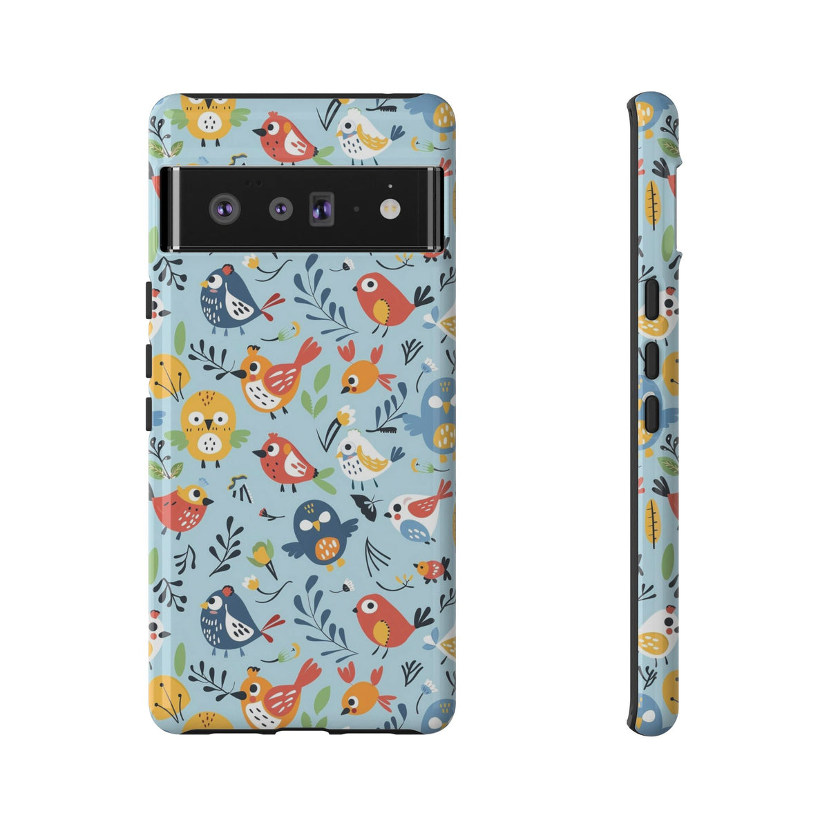 Birds Seamless Pattern Phone Case – Elegant and Timeless Avian Design 7