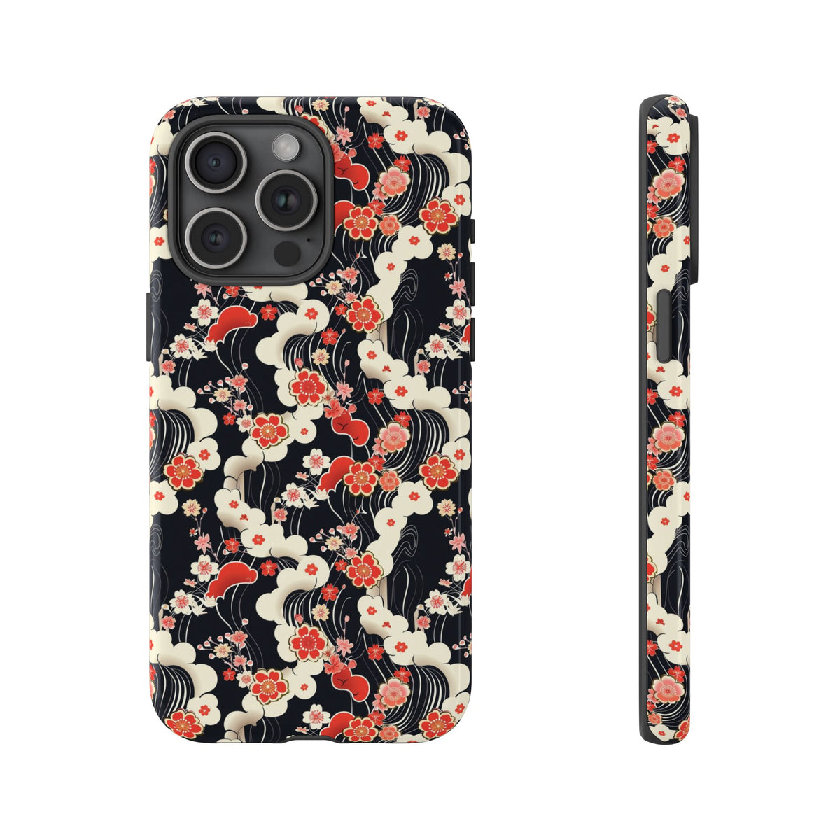 Japanese Pattern Phone Case – Elegant & Timeless Design for Your Phone 478