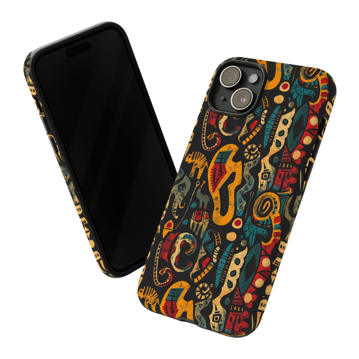 Stylish African Pattern Phone Case – Unique and Vibrant Protection 153