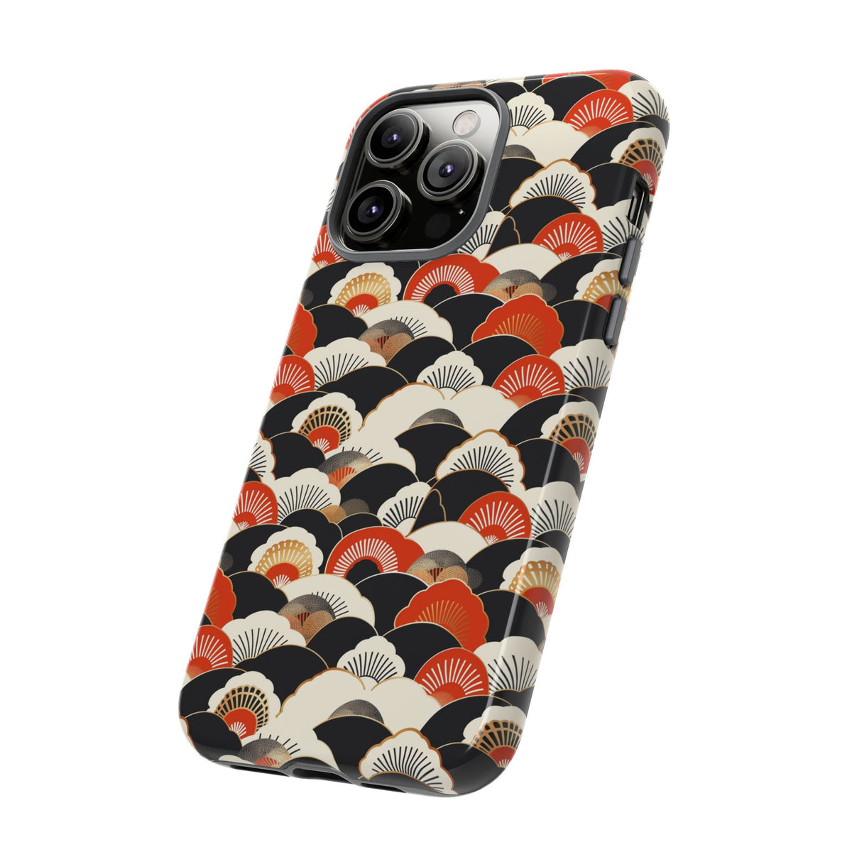 Japanese Pattern Phone Case – Elegant & Timeless Design for Your Phone 080