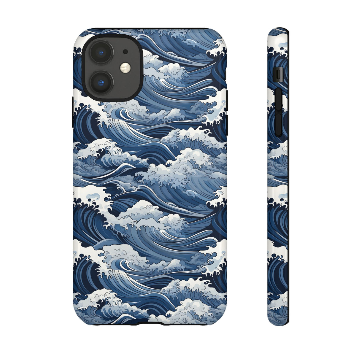 Japanese Waves Phone Case – Embrace Timeless Elegance with Classic Design