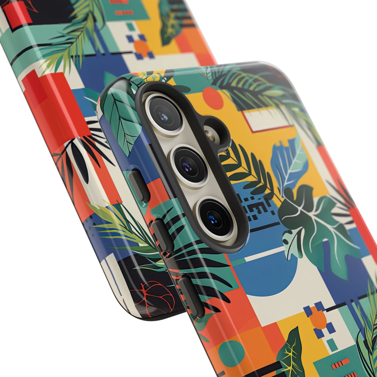 Jungle Collage Phone Case – Vibrant & Durable Nature-Inspired Protection