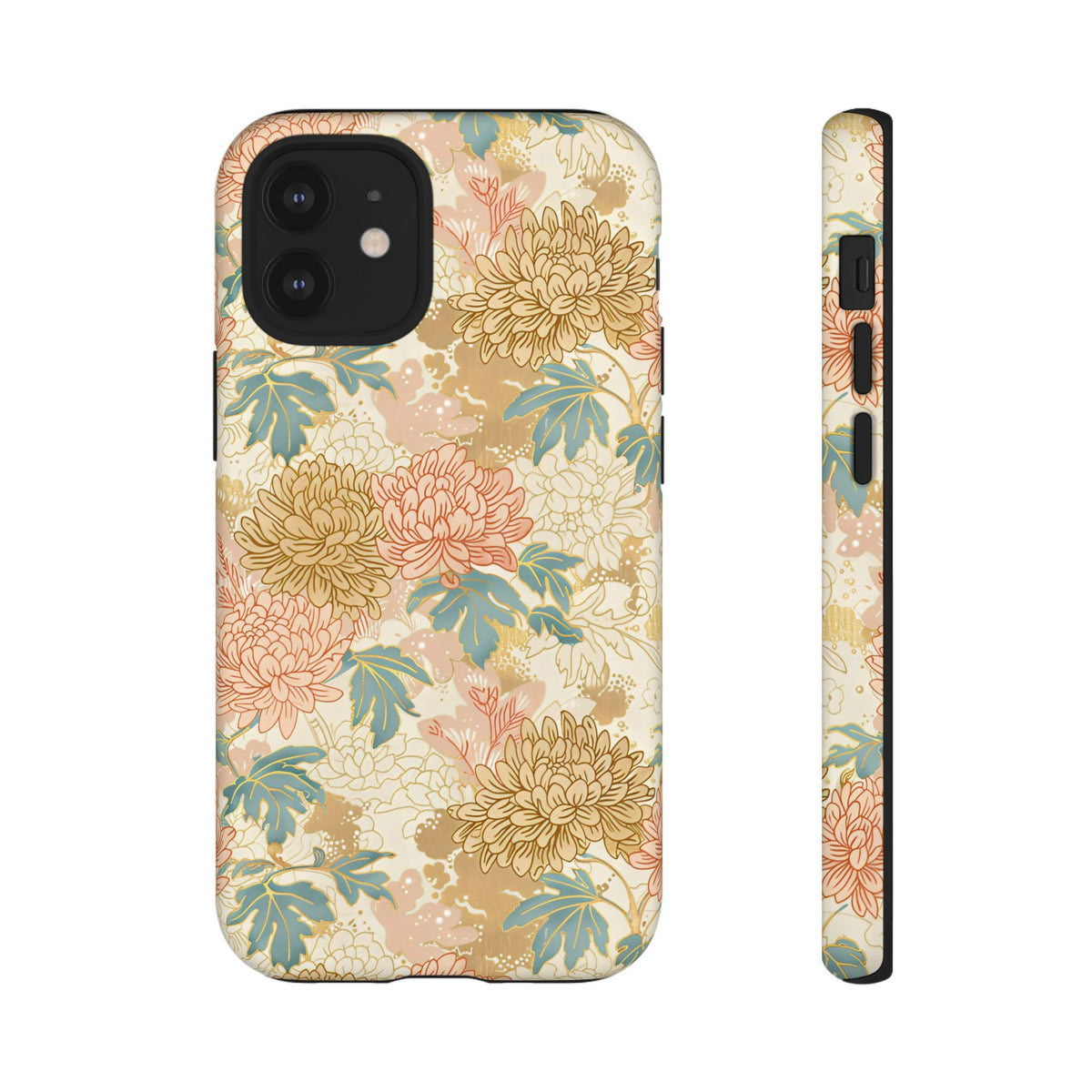 Japanese Blossom Asian Floral Design Phone Case – Elegant Floral Phone Cover