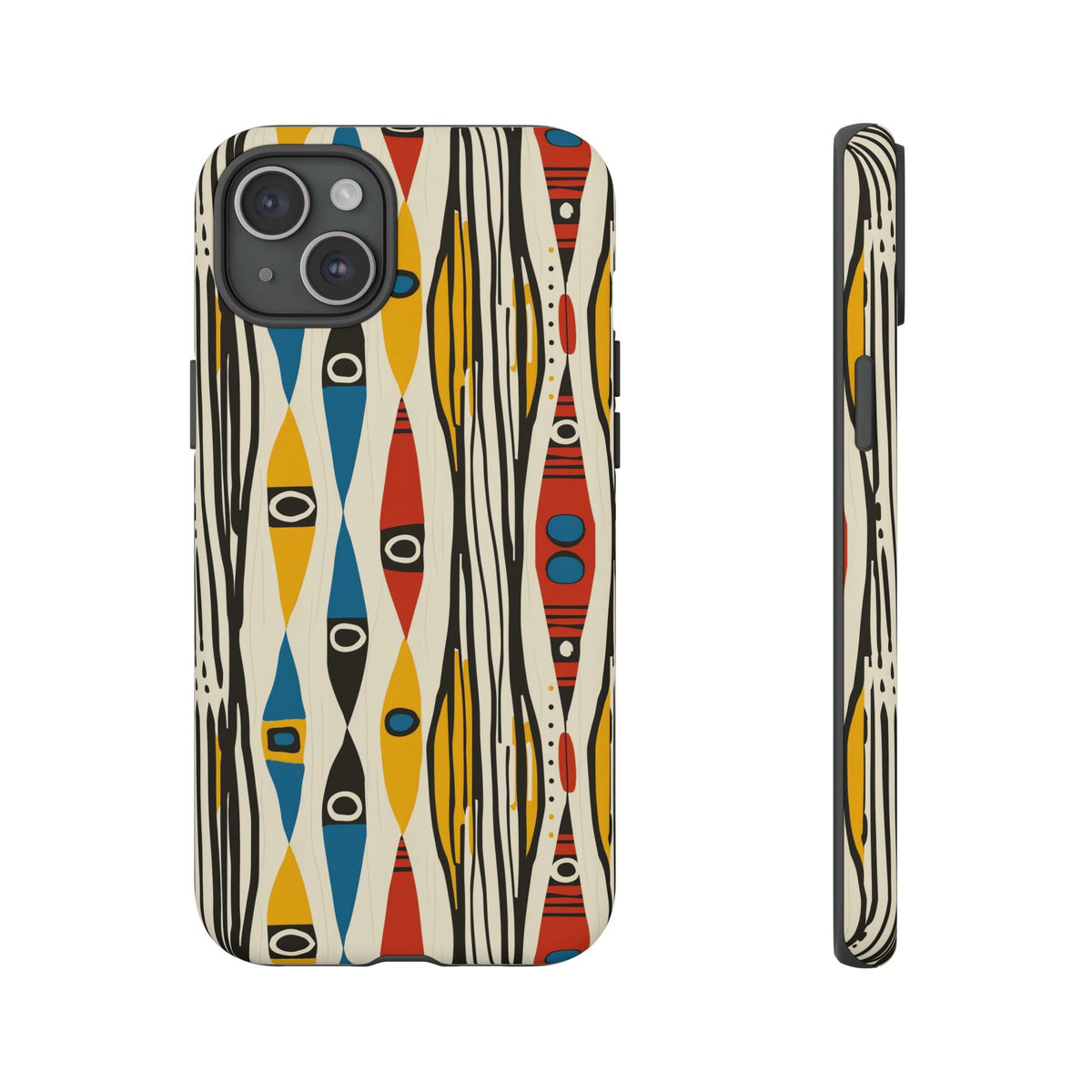 Stylish African Pattern Phone Case – Unique and Vibrant Protection 202