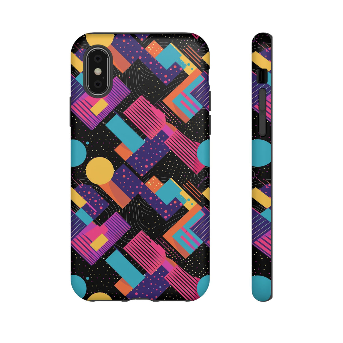 Retro 80s Seamless Phone Case – Vintage Style Meets Modern Protection 088