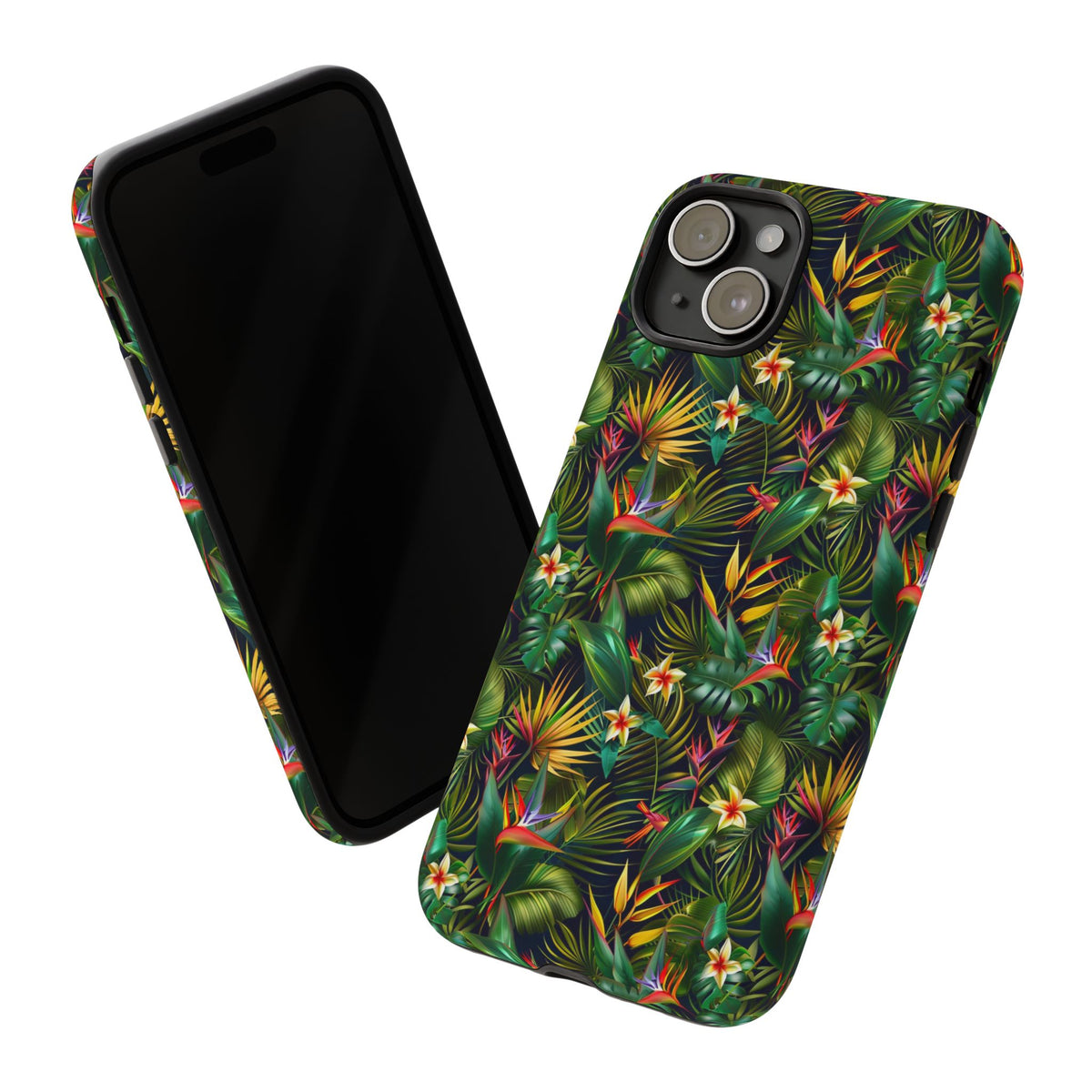 Jungle Pattern Phone Case – Exotic & Lush Design for Your Phone 348