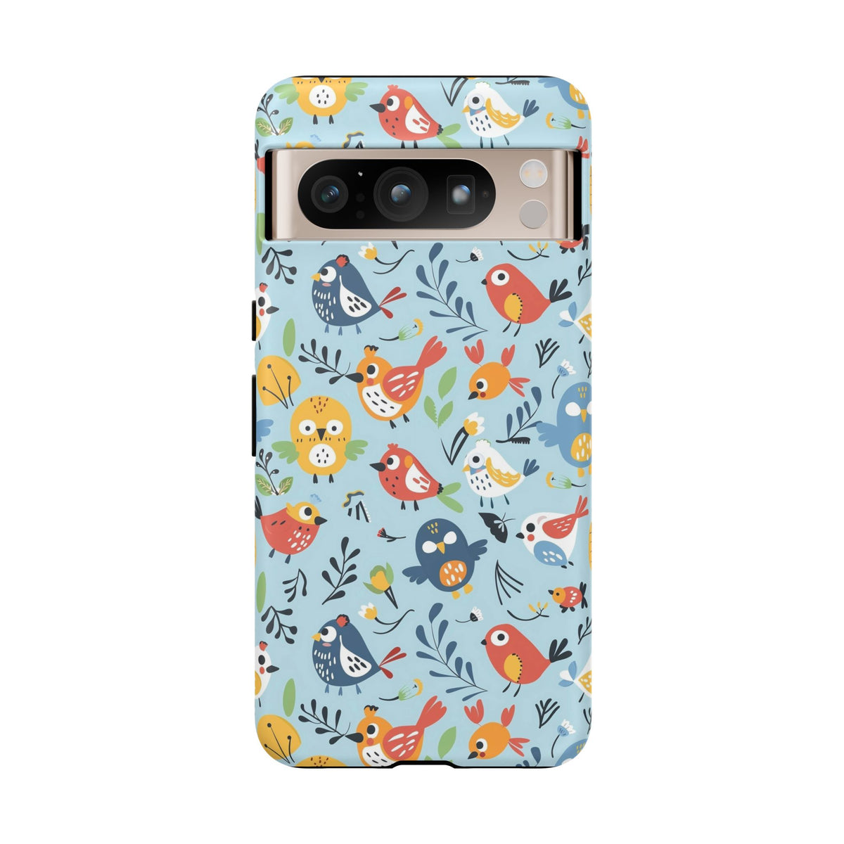 Birds Seamless Pattern Phone Case – Elegant and Timeless Avian Design 7