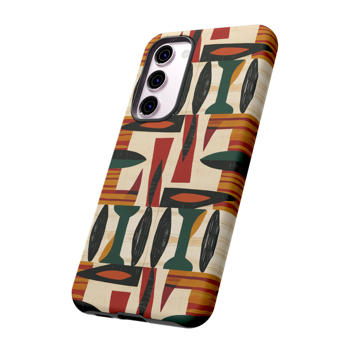 Stylish African Pattern Phone Case – Unique and Vibrant Protection 196