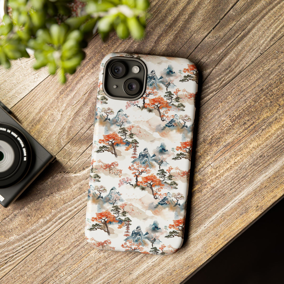 Japanese Pattern Phone Case – Elegant & Timeless Design for Your Phone 506