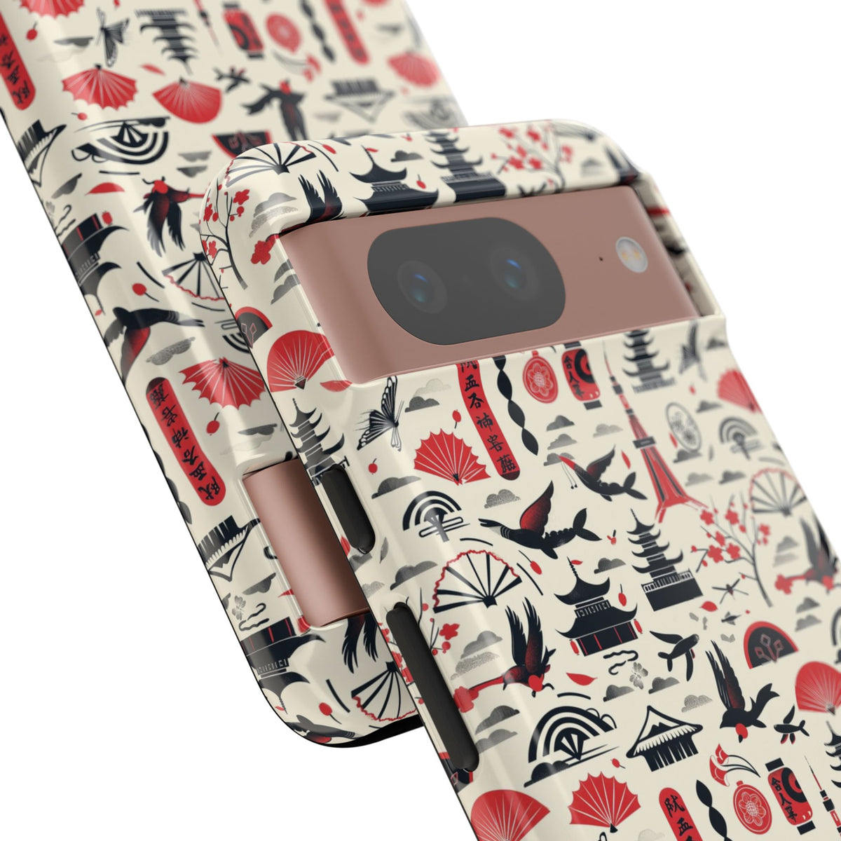 Japanese Pattern Phone Case – Elegant & Timeless Design for Your Phone 067