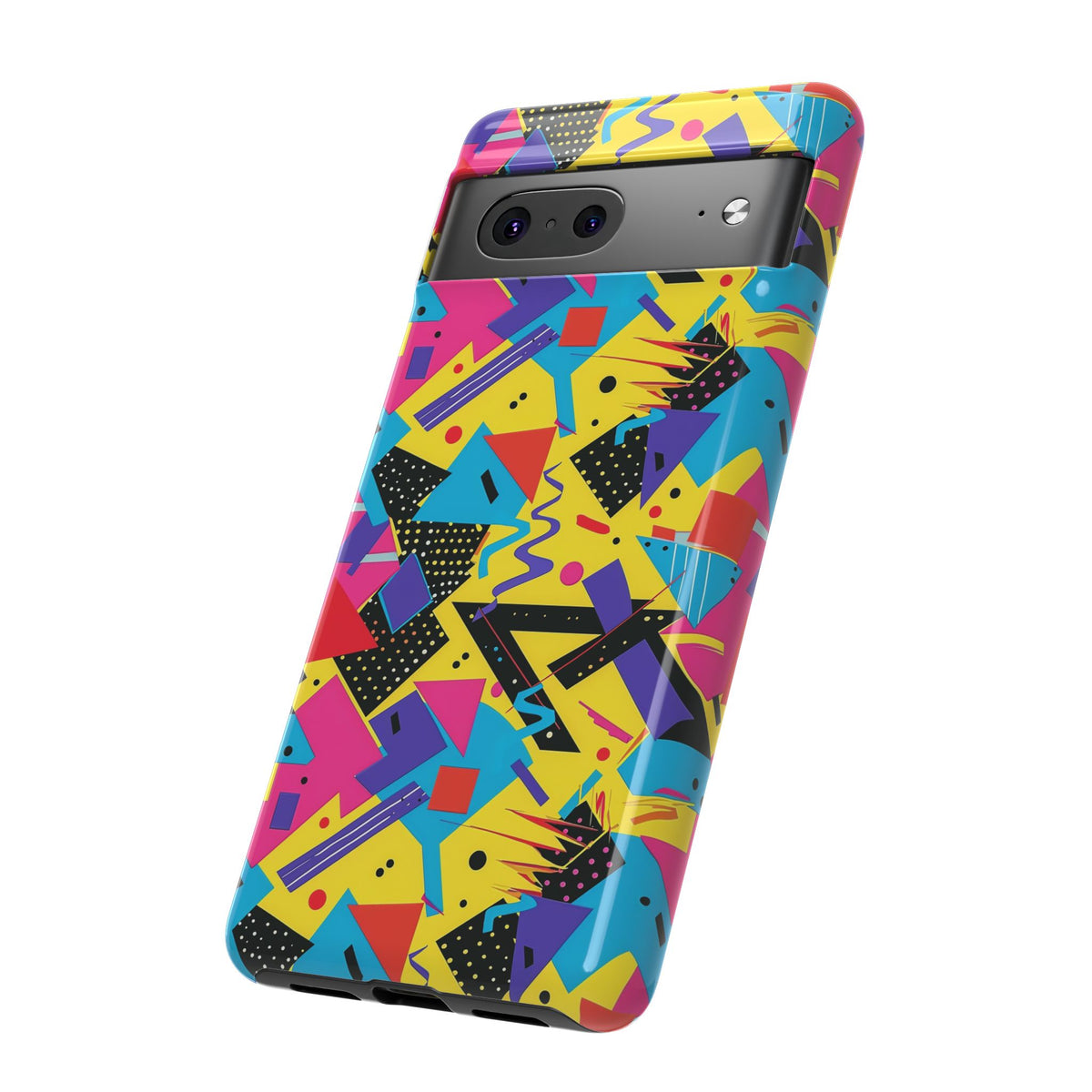 90s Themed Seamless Pattern Phone Case – Embrace Retro Style and Protection 223