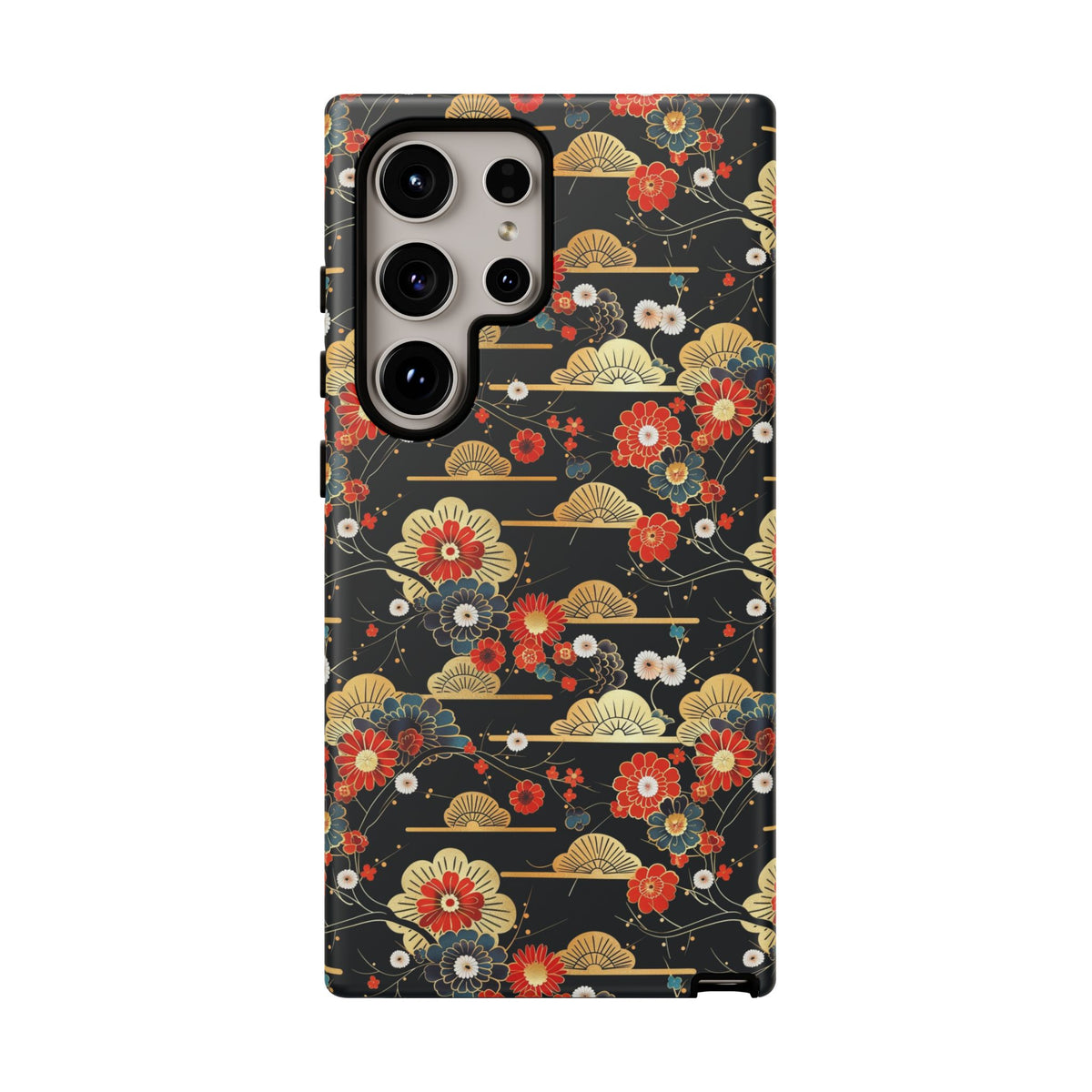 Japanese Pattern Phone Case – Elegant & Timeless Design for Your Phone 063