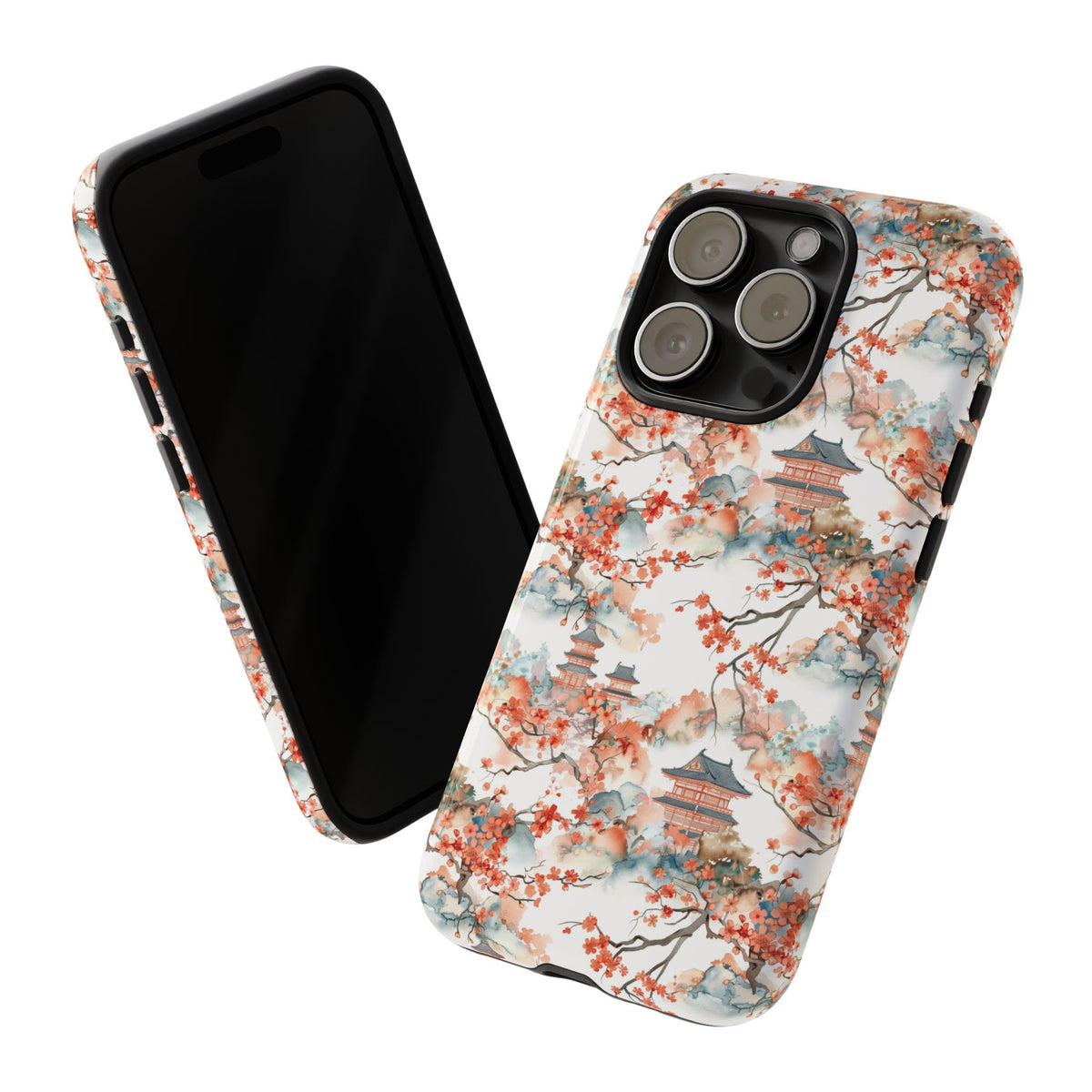 Japanese Pattern Phone Case – Elegant & Timeless Design for Your Phone 019