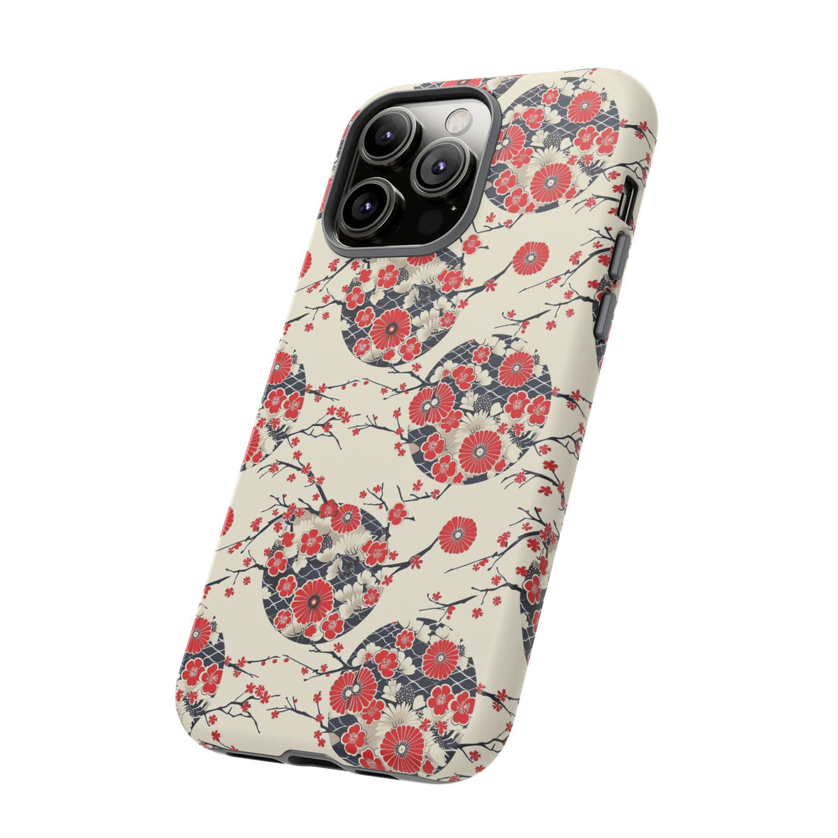 Japanese Pattern Phone Case – Elegant & Timeless Design for Your Phone 138